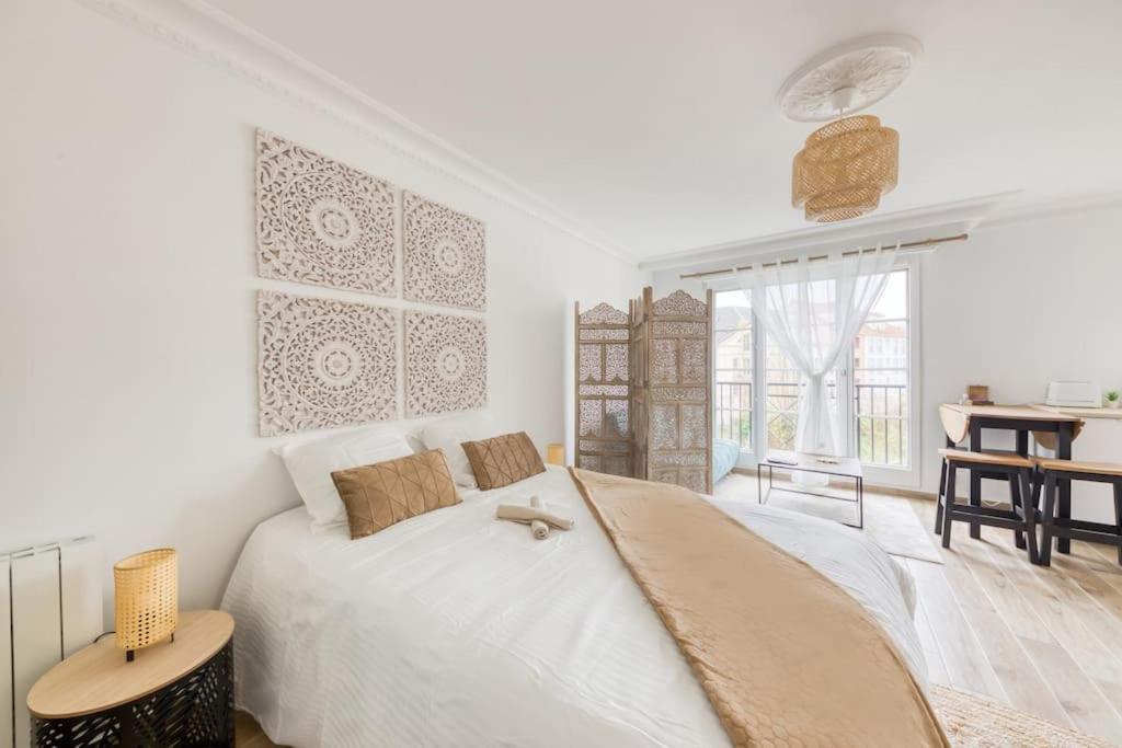 Studio Vue Direct Sur Le Port De Cergy, Parking Prive Gratuit Bagian luar foto