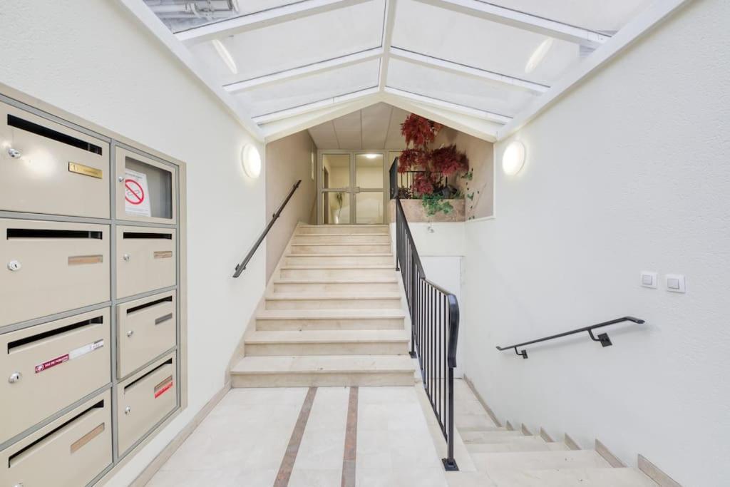 Studio Vue Direct Sur Le Port De Cergy, Parking Prive Gratuit Bagian luar foto