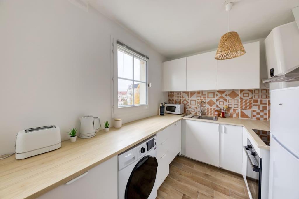 Studio Vue Direct Sur Le Port De Cergy, Parking Prive Gratuit Bagian luar foto
