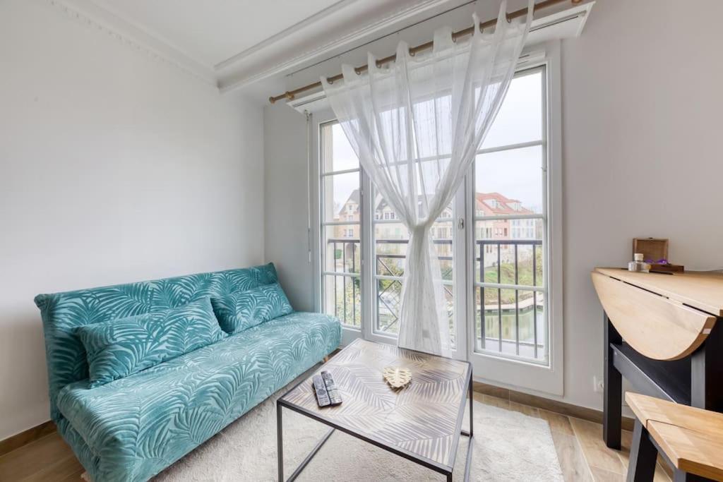 Studio Vue Direct Sur Le Port De Cergy, Parking Prive Gratuit Bagian luar foto