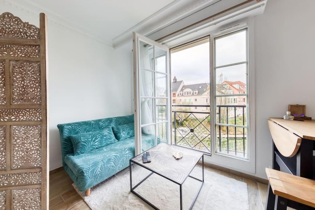 Studio Vue Direct Sur Le Port De Cergy, Parking Prive Gratuit Bagian luar foto